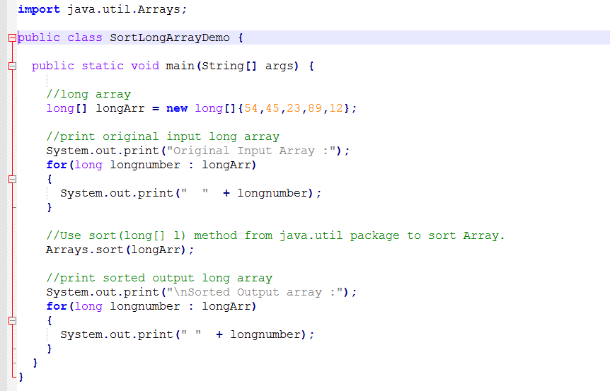 Arrays and to sort long Array in Java | Pro Guide