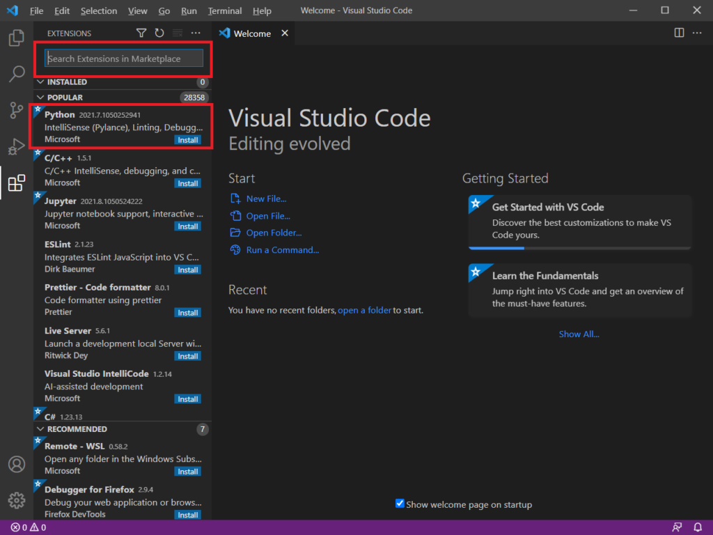 Visual Studio Code - Extensions