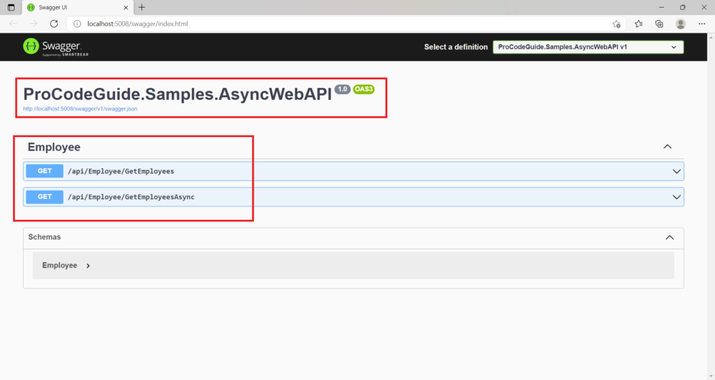Асинхронный веб-API ASP.NET Core