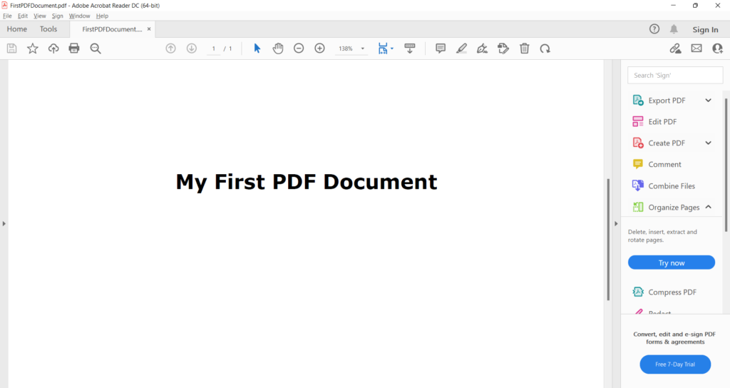 PdfSharp PDF