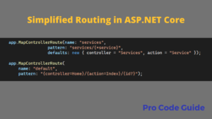 Simplified Routing in ASP.NET Core