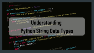 Understanding Python String Data Type